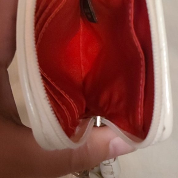 Coach Nautical (Blue & White Striped) Colored Wristlet with Sequins - Picture 3 of 6